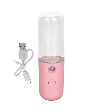 Nano FacialHandy Mist Sprayer Hydrating Makeup and Moisturizing Atomization Humidifier for Skin Care () () Pink