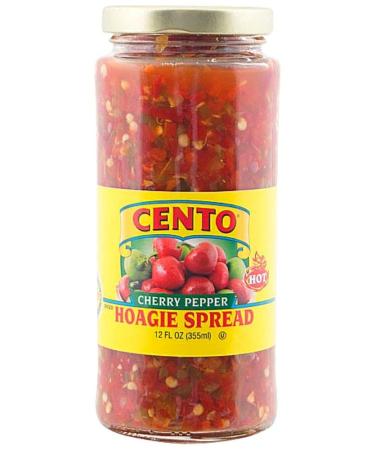 Cento Diced Hot Cherry Pepper Hoagie Spread 12 Fl Oz - Pack of 3 - Buy Online on GoSupps.com
