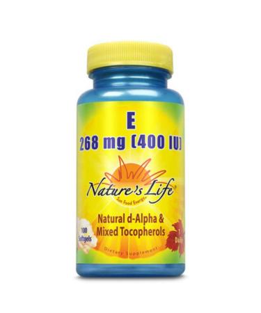 Nature's Life Vitamin E 400 IU | 100 ct