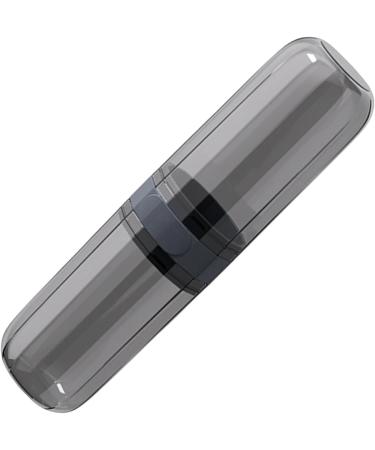 Transparent Toothbrush Holder Travel Case - Dustproof & Leak-Proof Organizer for Hygiene | Black Toothbrush Storage Solution - Buy Online on GoSupps.com