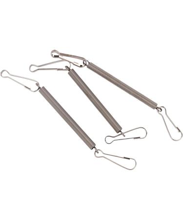 5 Pcs Water Bottle Spring Clip Spring with 2 Clips Stainless Steel 3.1 Inch Spring Fastening Water Drinking Bottle For Small Animal Hamster Guinea Pigs - Buy Online on GoSupps.com