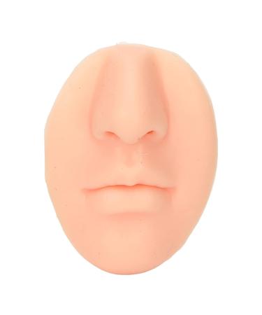 Silicone Nose Mouth Model Set | 3D Soft Practice Nose for Suture Teaching | Reusable Display Mold for Earrings | Light Skin Color - Buy Online on GoSupps.com
