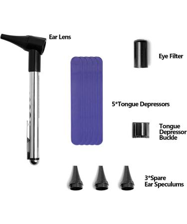 Led Pet Otoscope Set Portable Handheld Ear Torch Magnifier Check with 3 Probes Professional Diagnostic Examination Tool for Doctor Nurse Adult Kid Dog Cat - Buy Online on GoSupps.com