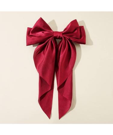 Duories Large Hair Clip - 40cm Elegant Fabric Hair Loop Pin for Women & Girls | Perfect for Thick & Thin Hair - Red Hair Accessories - Buy Online on GoSupps.com