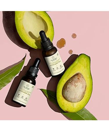 Juicy Chemistry Certified Organic Cold Pressed Avocado Oil - 100% Natural Carrier Oil for Wrinkle & Fine Line Control (30ml) - Shop Internationally - Buy Online on GoSupps.com