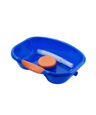 Portable Bedside Shampoo Basin with Head Cushion & Hose - Ideal for Bedridden Patients - Buy Online on GoSupps.com