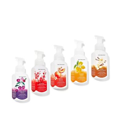 Bath and Body Works Foaming Hand Soaps Set - 5 Gentle Fresh & Fruity Scents - Buy Online on GoSupps.com