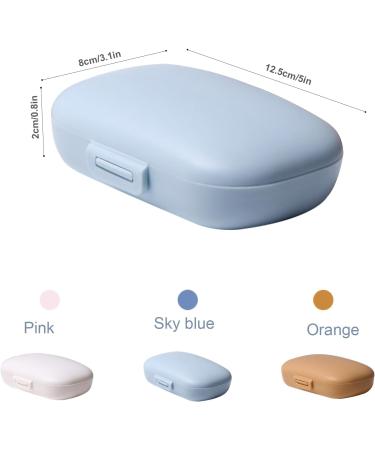 International Travel Pill Box Organizer with Lanyard - Durable & Stylish Daily Use for Outdoors - Buy Online on GoSupps.com