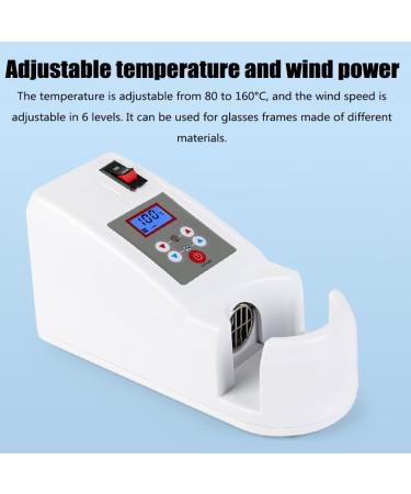 Ujuzaeos Smart Electrical Glasses Frame | Adjustable 80 -160 Heating Digital Display & 6-Speed Wind Control - Perfect for Comfort & Style - Buy Online on GoSupps.com