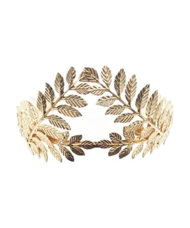 Gold Leaf Headband Metal Leaves Bride Wedding Headpiece Head Wear Accessories for Women wedding headbands for bride