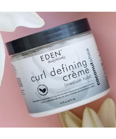 EDEN BodyWorks Coconut Shea Curl Defining Creme 16 oz - Moisturizing, Humidity Protection, Adds Shine | Packaging May Vary - Buy Online on GoSupps.com