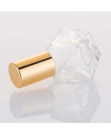 10 PCS Mini Portable Clear Glass Roller Bottles 8ml - DIY Essential Oil Roll On with Stainless Steel Ball Cap - Buy Online on GoSupps.com