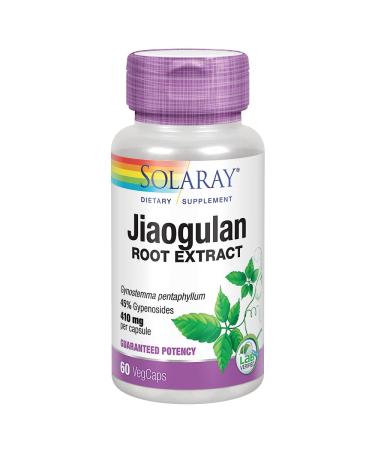Solaray Jiaogulan Root Extract 410 mg 60 VegCaps - Buy Online on GoSupps.com