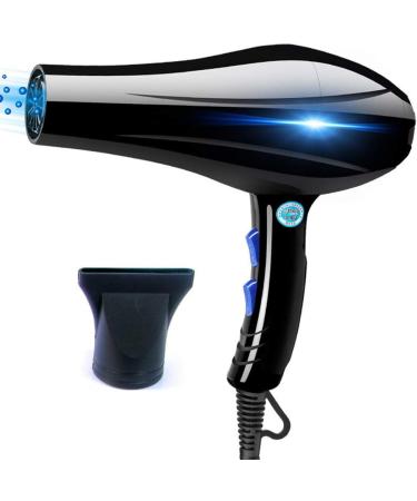 Hair Dryer Professional Salon Hairdryers Ionic Comb Professional Hair Styling Ultra 2000W Hair Dryer with Diffuser and Concentrator Nozzle 3 Heat 2 Speed Settings Low Noise for Man Woman Black Small - Buy Online on GoSupps.com