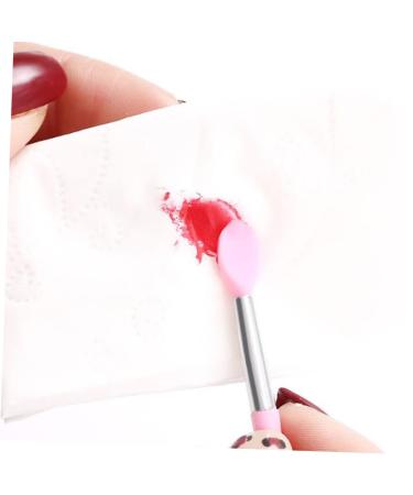 NOLITOY 60 Pcs Silicone Lip Brush Set | Lipstick Applicator & Lip Mask Tool for Flawless Makeup - Buy Online on GoSupps.com