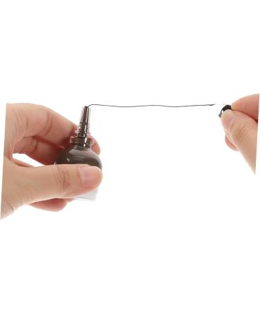 Angoily String Ink Line Box Ink Line Ruler Brow Line for Women Eyebrow Ruler Eyebrow Mapping Bottled Vial 6.5x2.6cm Brown - Buy Online on GoSupps.com