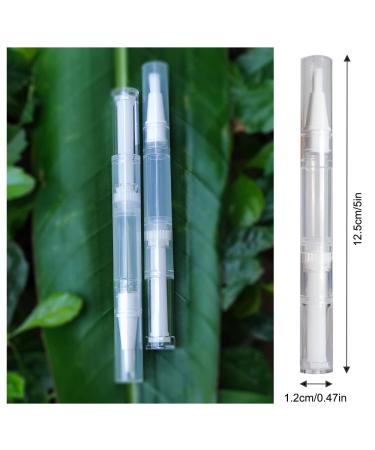 BWXXXR 12 Pack 3ml Transparent Twist Pens Empty | Cuticle Oil Bottles for Nail & Lip Gloss | Eyelash Growth Liquid | Refillable Brush Tip - Buy Online on GoSupps.com