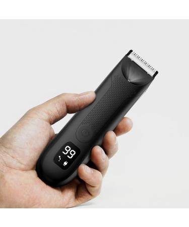 Soeudgh Trimmer for Men Replaceable Ceramic Blade Heads Waterproof Wet/Dry Groin & Body Shaver Groomer Easy Install Easy to Use B - Buy Online on GoSupps.com