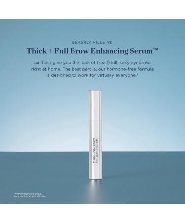 Thick + Full Brow Serum - Enhance Growth for Fuller Thicker Brows | Supports Healthy Keratin Production - Shop Internationally - Buy Online on GoSupps.com