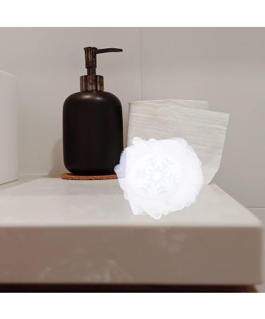 Beaupretty 2Pcs Christmas Bath Loofah - Reindeer & Snowflake Mesh Pouf Ball Shower Sponge Body Scrubber Exfoliator | Shop Internationally - Buy Online on GoSupps.com