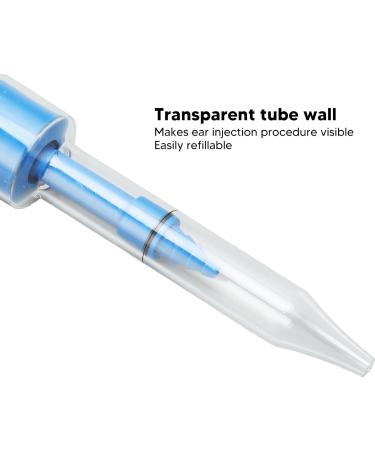 Portable Ear Impression Injector - Safe Earmold Syringe, Ergonomic Design, Refillable (Blue) - Buy Online on GoSupps.com