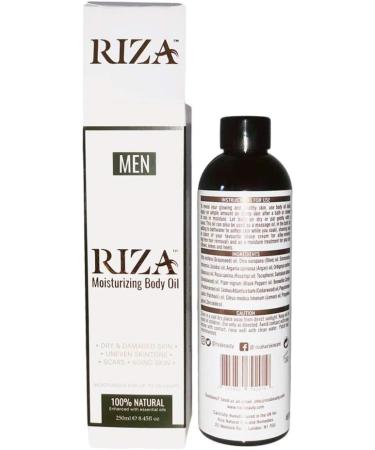 Riza Lightweight Moisturising Body Oil - Improves the Appearance of Scars Aging Dry and Damaged Skin - (250ml/8.45fl oz) - Buy Online on GoSupps.com