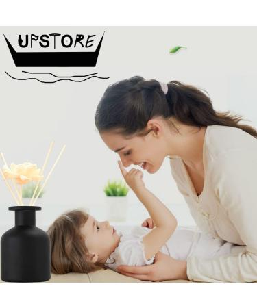 Buy 150ml Black Empty Glass Diffuser Bottle - Aromatherapy Storage Container for Essential Oils & DIY Crafts - Buy Online on GoSupps.com