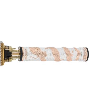 BROLEO Mens Hair Clippers Low Noise Electric Hair Clippers China Style Hair Grooming Kit Hair Trimmer Safe 1200mAh Battery Stainless Steel for Home for Gift (White Gold) - Buy Online on GoSupps.com