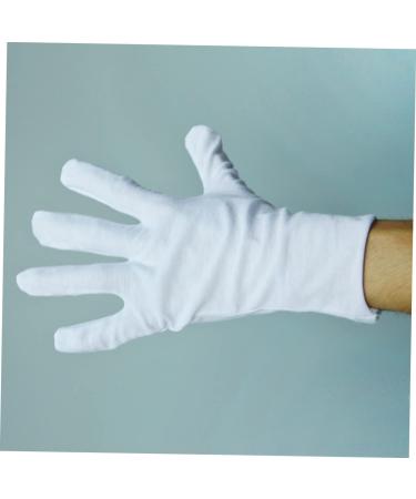 minkissy Cotton Work Gloves 12 Pairs Work Gloves Cotton Gloves Factory Gloves White Gloves Lengthen White Work Gloves - Buy Online on GoSupps.com