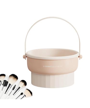 Optimal Makeup Brush Cleaning Box - Silicone Holder Rack & Portable Cleanser Tool with Drying Function - Buy Online on GoSupps.com
