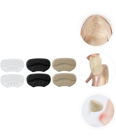 NOLITOY Heel Stickers - 3 Pairs High Heels Grips & Liners | Self-Adhesive Wear-Resistant Gel Pads for Comfort & Breathability - Buy Online on GoSupps.com