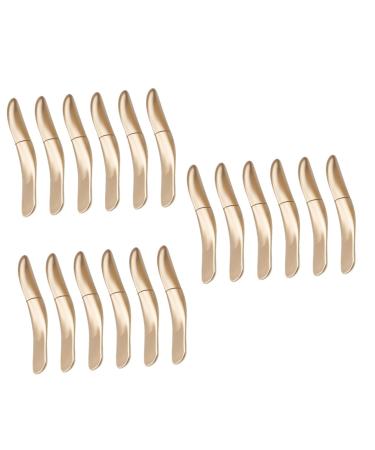 CANIGHT 18 Pcs Eyeliner Empty Tube Eyelash Oil Lash Lengthening Mascara oil Lash Serum Wand Pp Golden