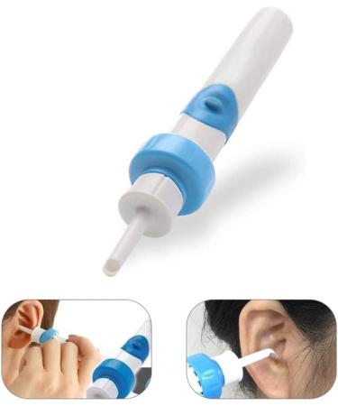 Ear Wax Remover 13 * 7 * 3 Electric Ear Cleaner Easy Earwax Removal Soft Spiral Cleaner Painless Safety Earwax Removal Tool (Assorted Color) - Buy Online on GoSupps.com