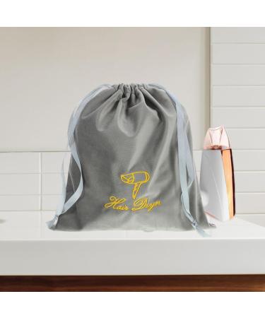 Beaupretty Hair Dryer Bags - 2pcs Drawstring Storage Pouch for Home & Travel | Ideal for Hotels | 25x22cm - Buy Online on GoSupps.com