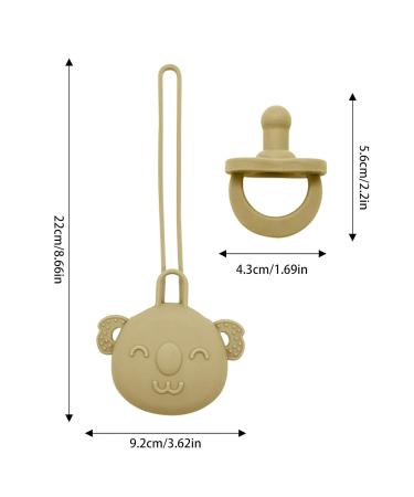 TioHeam Pacifier Holder Clip Set | Safe & Easy to Clean Schnulleretui for Travel Picnic Camping & Shopping - Perfect Baby Accessory - Buy Online on GoSupps.com