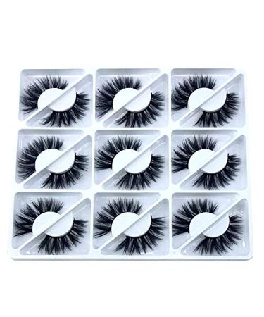 9 Pairs HBZGTLAD Natural Long 3D Mink False Eyelashes - SD-06 - Buy Online on GoSupps.com