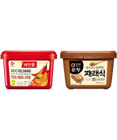 Chung Jung One Korean Hot Chilli Pepper Paste Gochujang Assorted 500g (Pack of 4) Choose Any 4 Customised Flavours - Buy Online on GoSupps.com