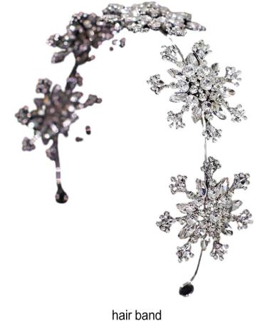 lerwliop Chic Crystal Crown For Temperament Fashion Jewellery Alloy Temperament Fashion Jewellery Crystal Crown - Buy Online on GoSupps.com