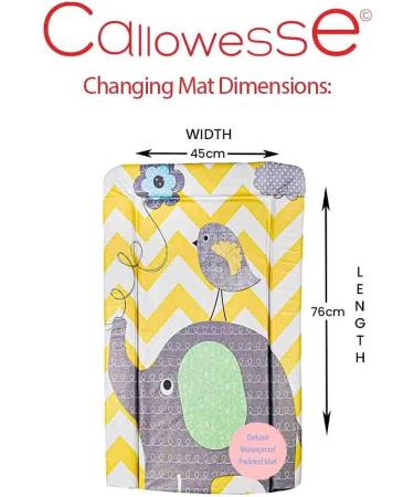 Callowesse Baby Changing Mat | Waterproof 79x47cm | Portable Foldable Design - Buy Online on GoSupps.com