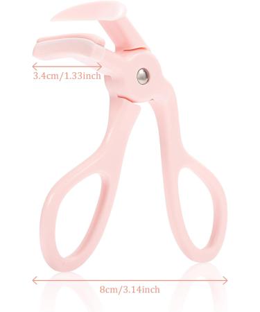 Eyelash Curlers Pink Lash Curler with 1 Pcs Extra Silicone Replacement Pads Quick Natural Curling Eyelash Curler Makeup Tool for Women and Girls 24 Hours Eyelash Curl - Buy Online on GoSupps.com