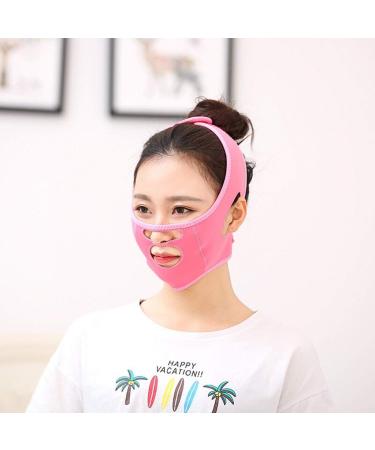 V-Face Bandage Facial Lifting Belt - Double Chin Firming & Pink Color - Buy Internationally - Buy Online on GoSupps.com