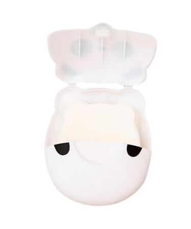 50 Pieces Soap Cute Panda Portable Sheets Mini Portable Travel Soap Paper Sheets Disposable Water Soluble Hand Washing Bath Scented Paper Soap for Outdoor Camping Hiking