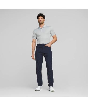 PUMA GOLF Men's Dealer 5 Pocket Pant Navy Blazer 34W x 32L - Stylish and Comfortable Golf Pants - Buy Online on GoSupps.com