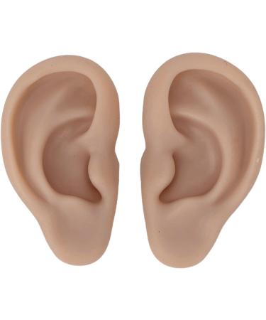 Uxsiya Realistic Silicone Ear Model for Piercing Teaching (Deep Skin Color) - Reusable & Widely Used - Buy Online on GoSupps.com