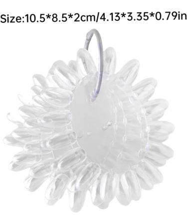False Nail Swatches Nail Polish Color Display Wheels Palette Manicure Tool Transparent Brushes - Buy Online on GoSupps.com