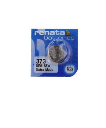 Renata Batteries 373 Silver Oxide Watch Battery (5 Pack)