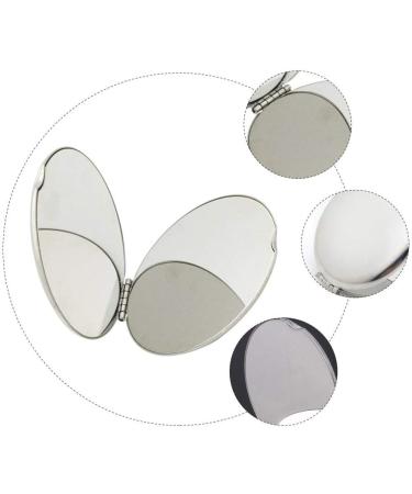 Minkissy Handbag Round Compact Cosmetic Mirror Double-Sided Travel Cosmetic Mirror Bag Hand Mirror Changing Mirror for Money Foldable Carry Bag - Buy Online on GoSupps.com