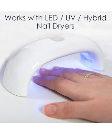 IBD Pro-Hybrid Nail Control Gel Ã¢â¬â 2 oz White LEDUV Nail Enhancement Gel - Buy Online on GoSupps.com