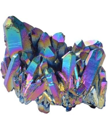 Natural Crystal Rough 1pcs Natural Quartz Crystal Stone Rainbow Titanium Cluster Colorful Cluster SpecimenHome Desk DecorationsCrystal dingchi (Color : As Photo Show Size : 30g) 30g As Photo Show - Buy Online on GoSupps.com