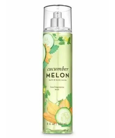 Bath & Body Works Cucumber Melon Fine Fragrance Body Spray Mist 8 fl oz / 236 mL (Cucumber Melon)